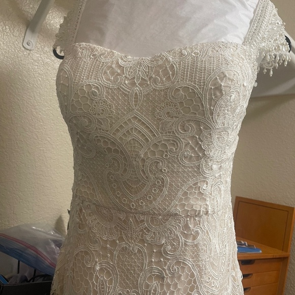Melissa Sweet Wedding Dress Size 14 Lace & Beaded Details David's Bridal - bombsquadbeer.co.uk Melissa Sweet Wedding Dress Size 14 Lace & Beaded Details David's Bridal - bombsquadbeer.co.uk